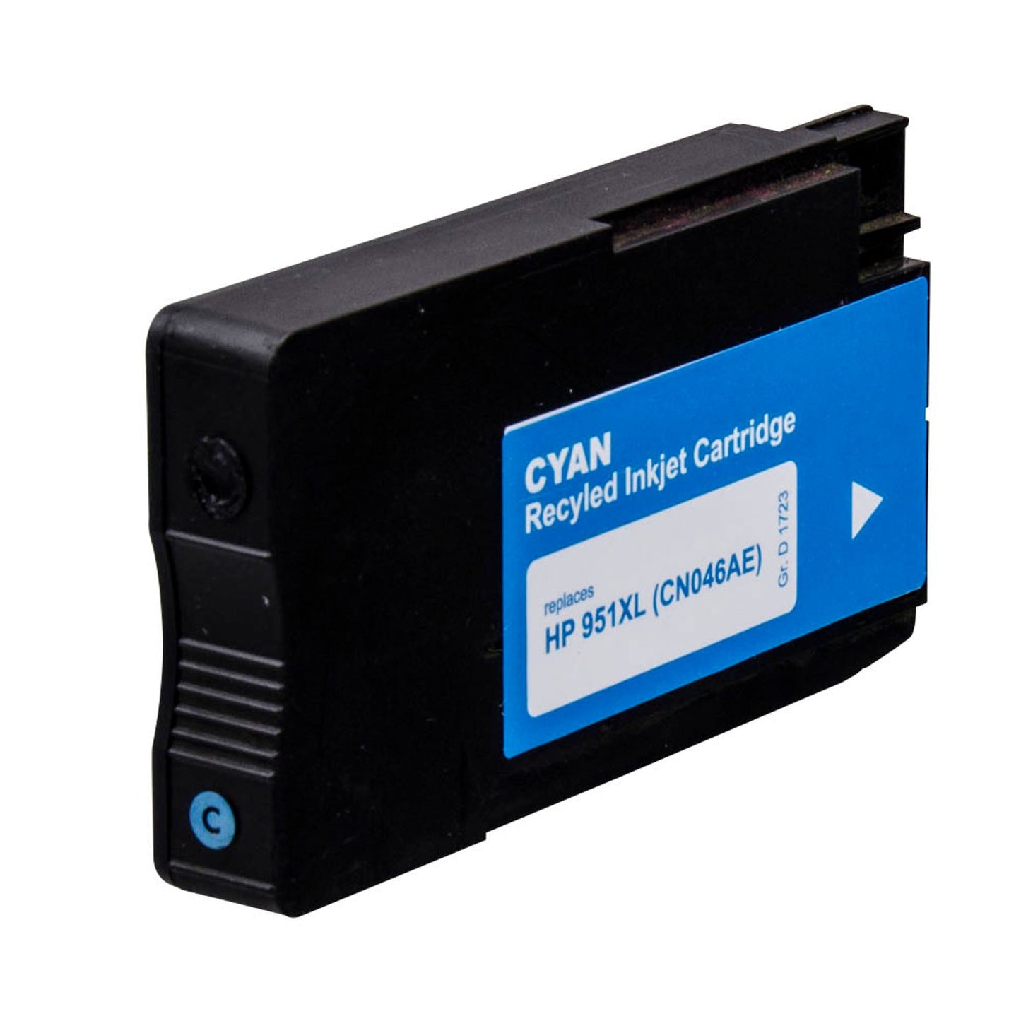 dots cyan Druckerpatrone kompatibel zu HP 951XL (CN046AE) | 1723,4003-DOTS