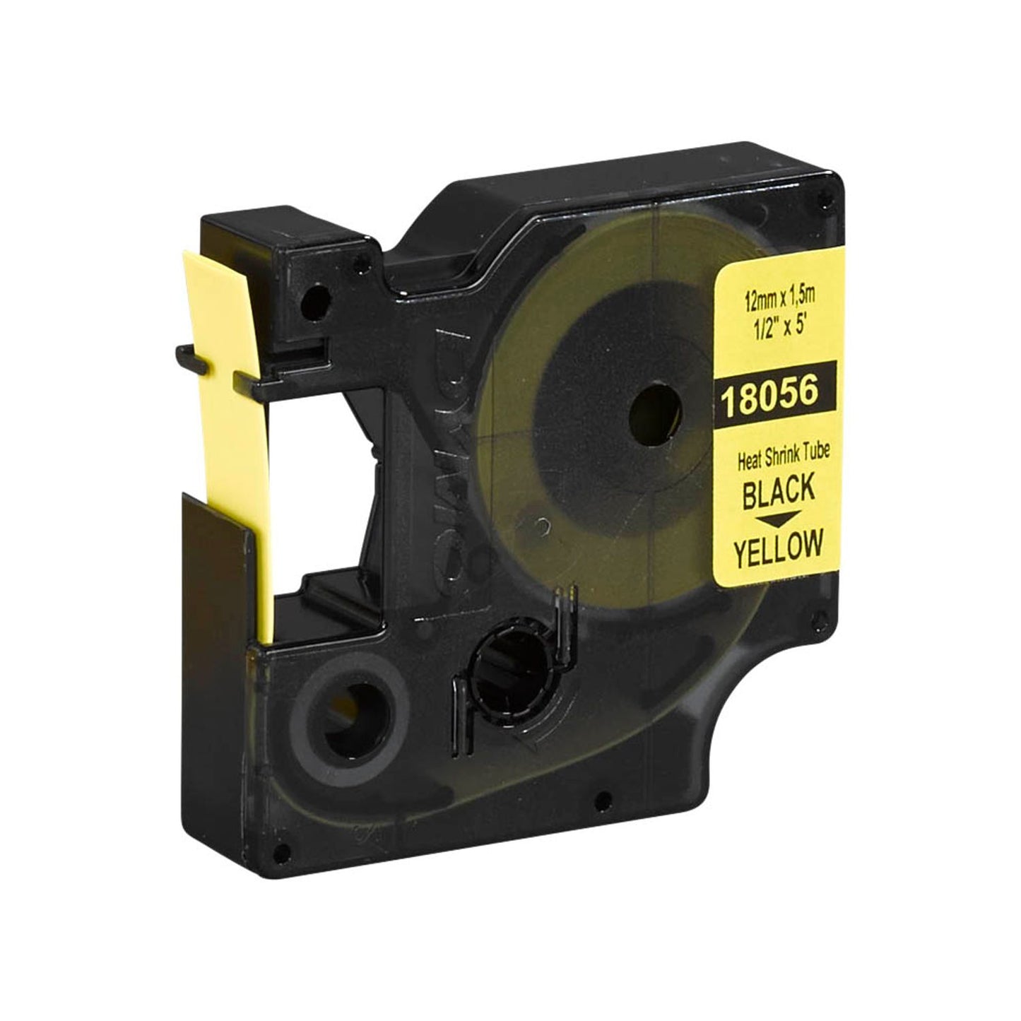 DYMO Schrumpfschlauch RHINO , 12 mm schwarz auf gelb | 18056