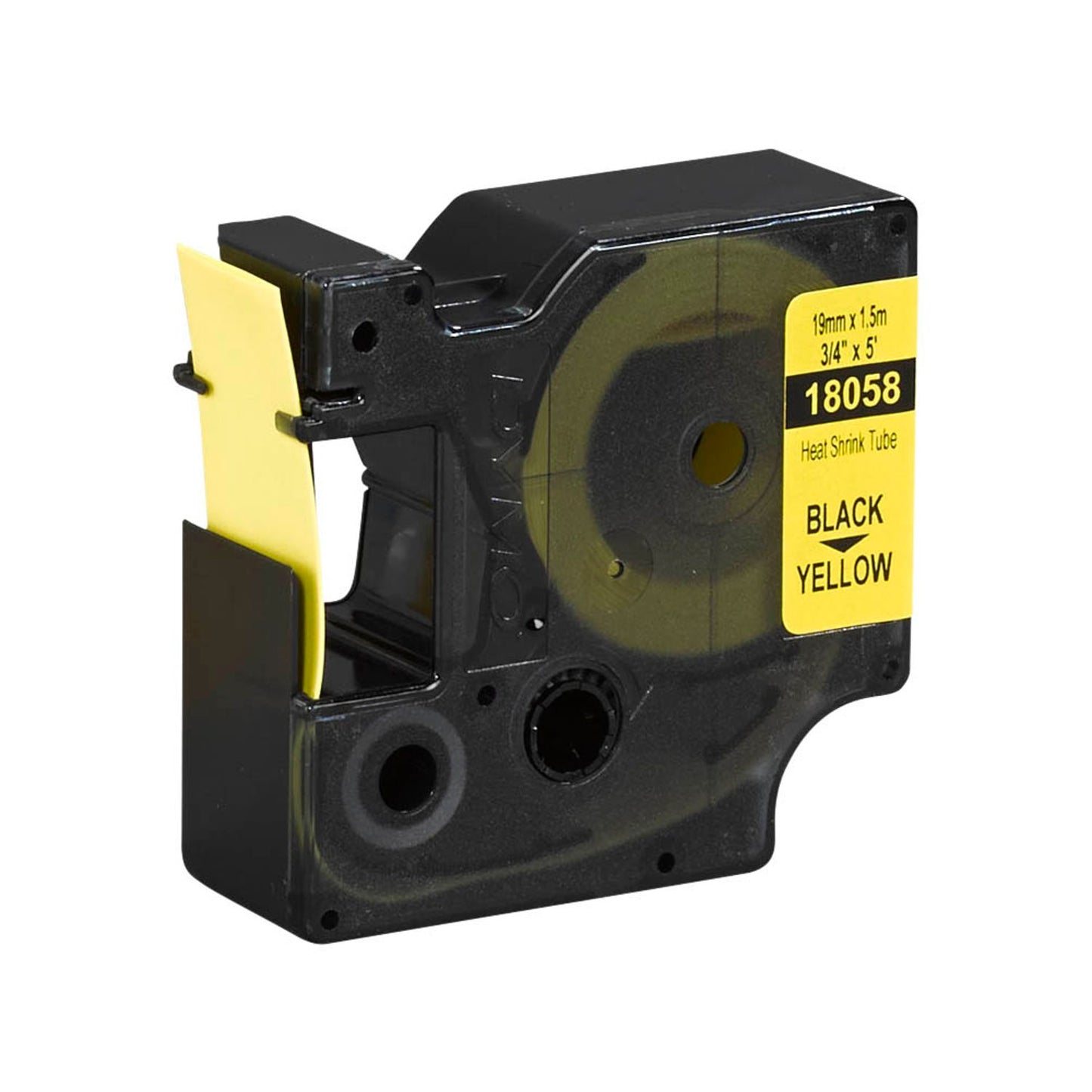 DYMO Schrumpfschlauch RHINO , 19 mm schwarz auf gold | 18058