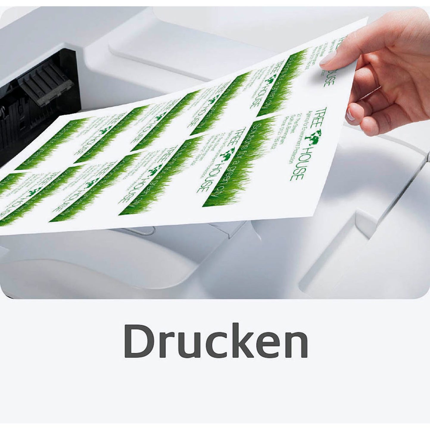 AVERY Zweckform Visitenkarten hochglänzend weiß 240 g/qm | C32028-10 | 1 Pack = 80 St.