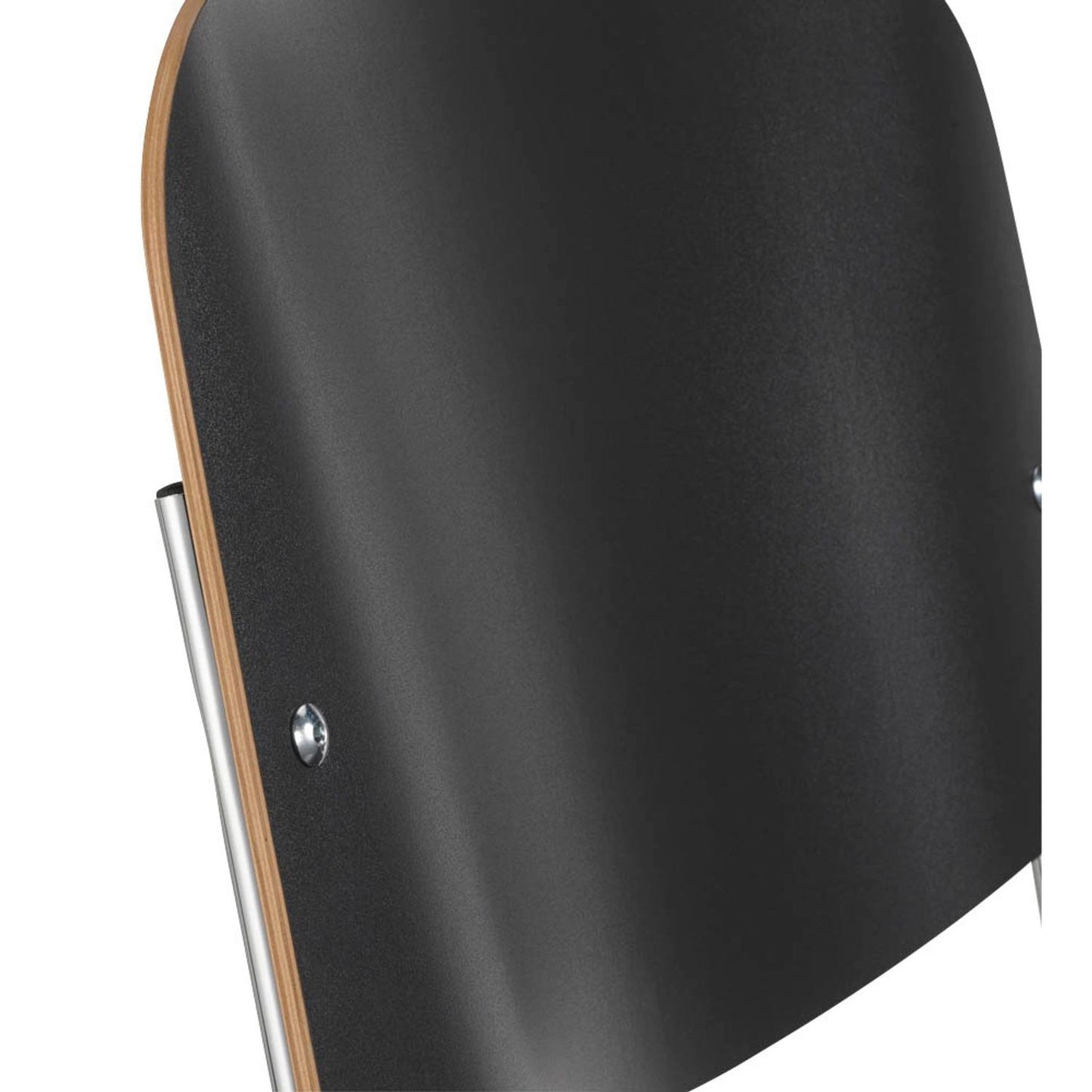Nowy Styl Besucherstühle Iso Wood anthrazit Holz | ISO WOOD U963 CR CHROME | 1 Pack = 4 St.