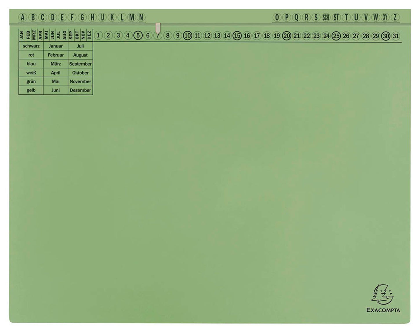 25 Exacompta Hängehefter Exaflex Karton 1 x Amtsheftung / kaufmännische Heftung