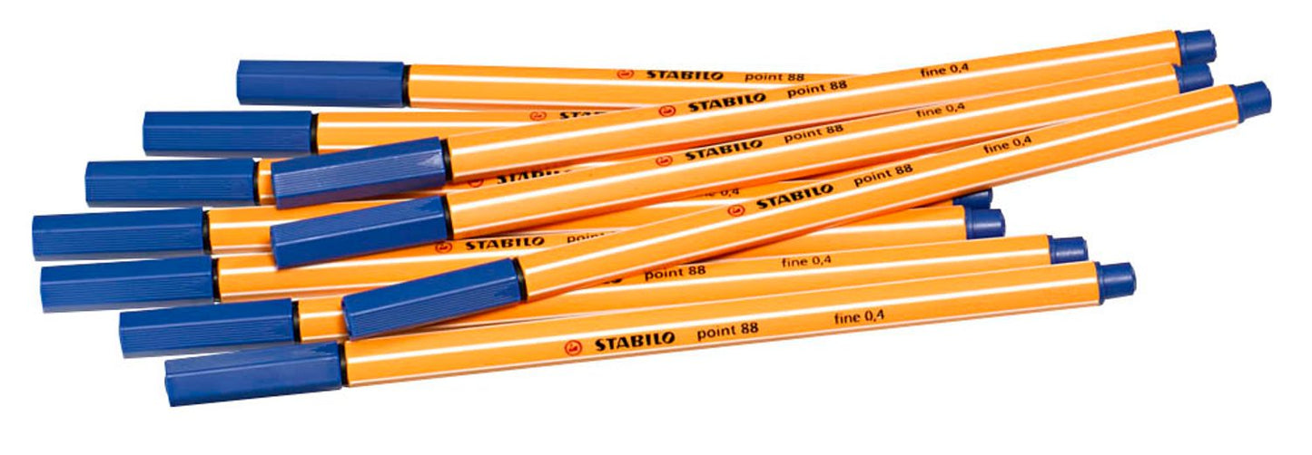 STABILO point 88 Fineliner 0,4 mm, 10 St.