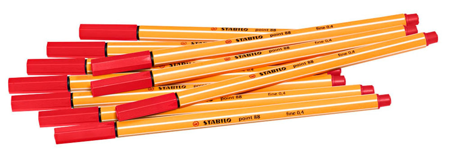 STABILO point 88 Fineliner 0,4 mm, 10 St.