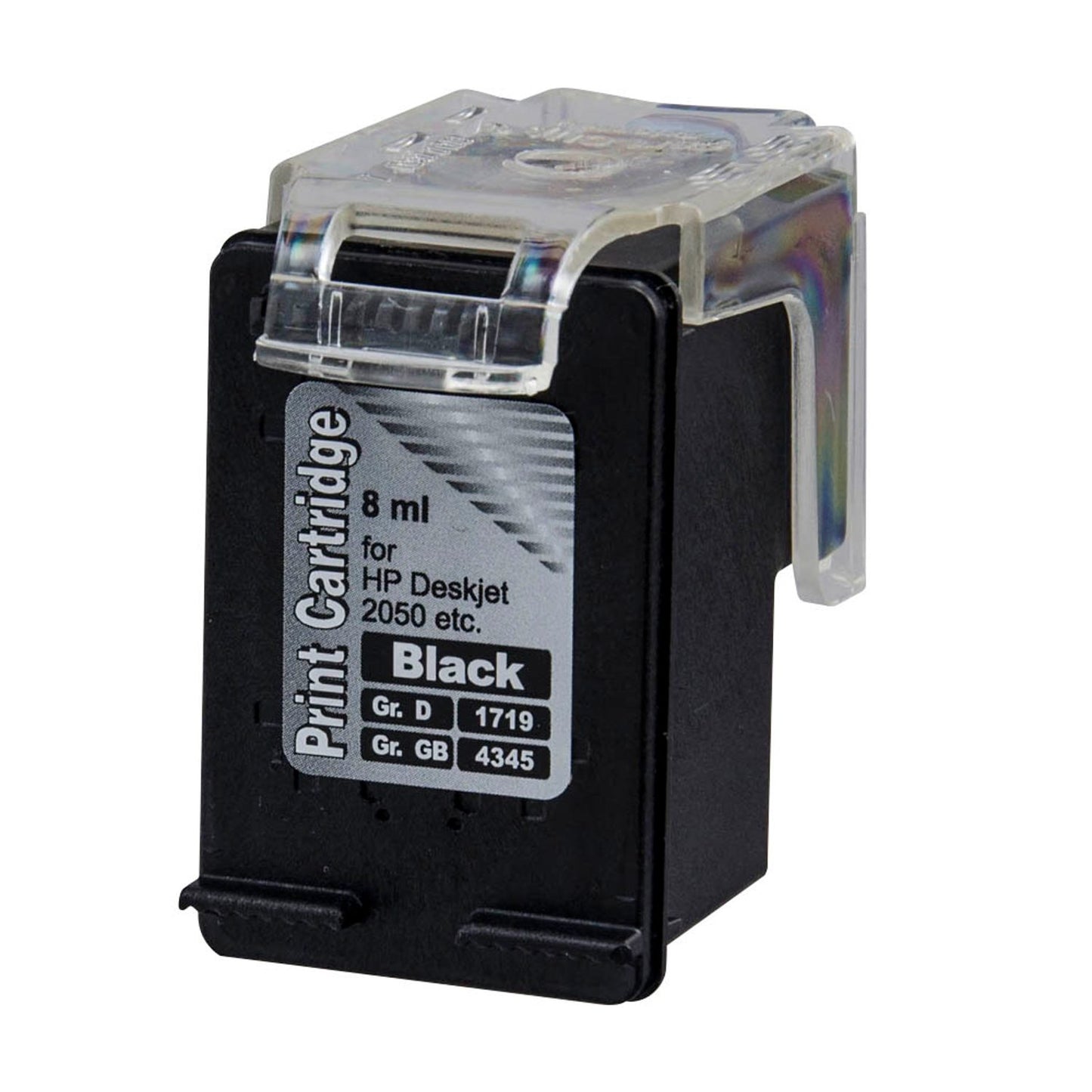 dots schwarz Druckerpatrone kompatibel zu HP 301XL (CH563EE) | 1719,4001-DOTS