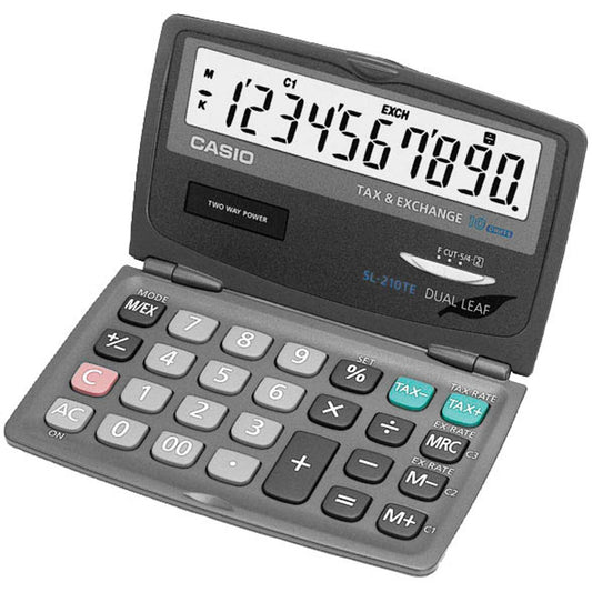CASIO Taschenrechner anthrazit | SL-210TE