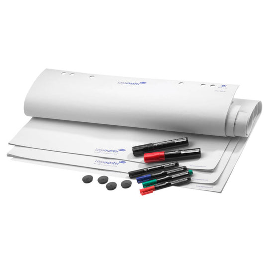 Legamaster Flipchart Zubehör-Set STARTER Kit blanko 65,0 x 98,0 cm | 7-124900