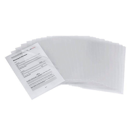 bene Sichthüllen DIN A4 glasklar glatt 0,15 mm | 205000CL | 1 Pack = 100 St.