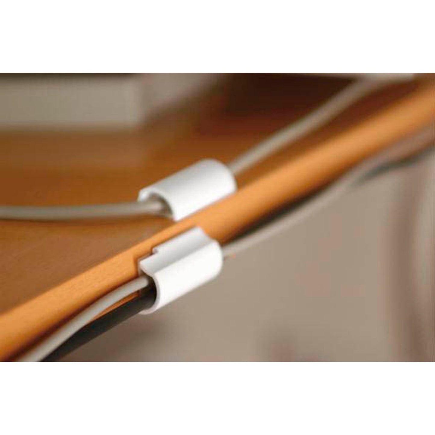 tesa Kabelclips Powerstrips Kabel-Clip weiß | 58035-00016-20 | 1 Pack = 5 St.