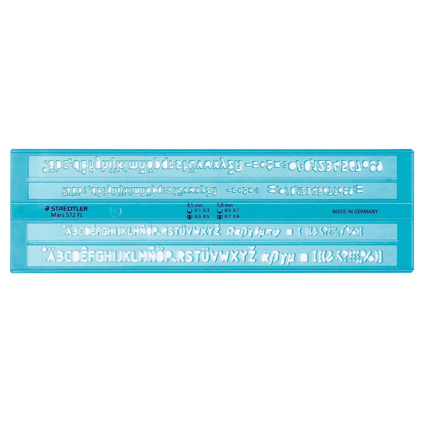 STAEDTLER Schriftschablone Mars® blau | 572 FL