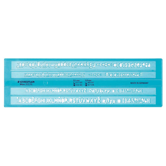 STAEDTLER Schriftschablone Mars® blau | 572 FL