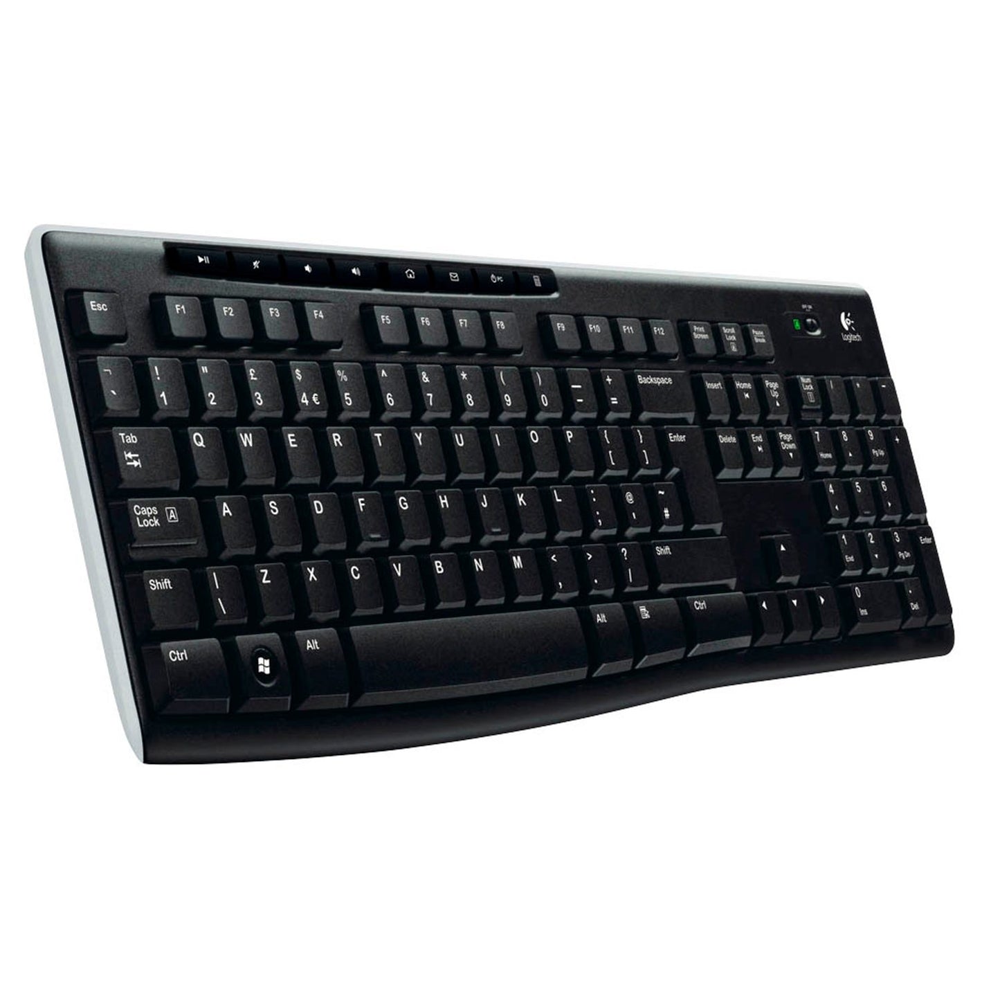 Logitech Wireless Keyboard K270 Tastatur kabellos schwarz | 920-003052