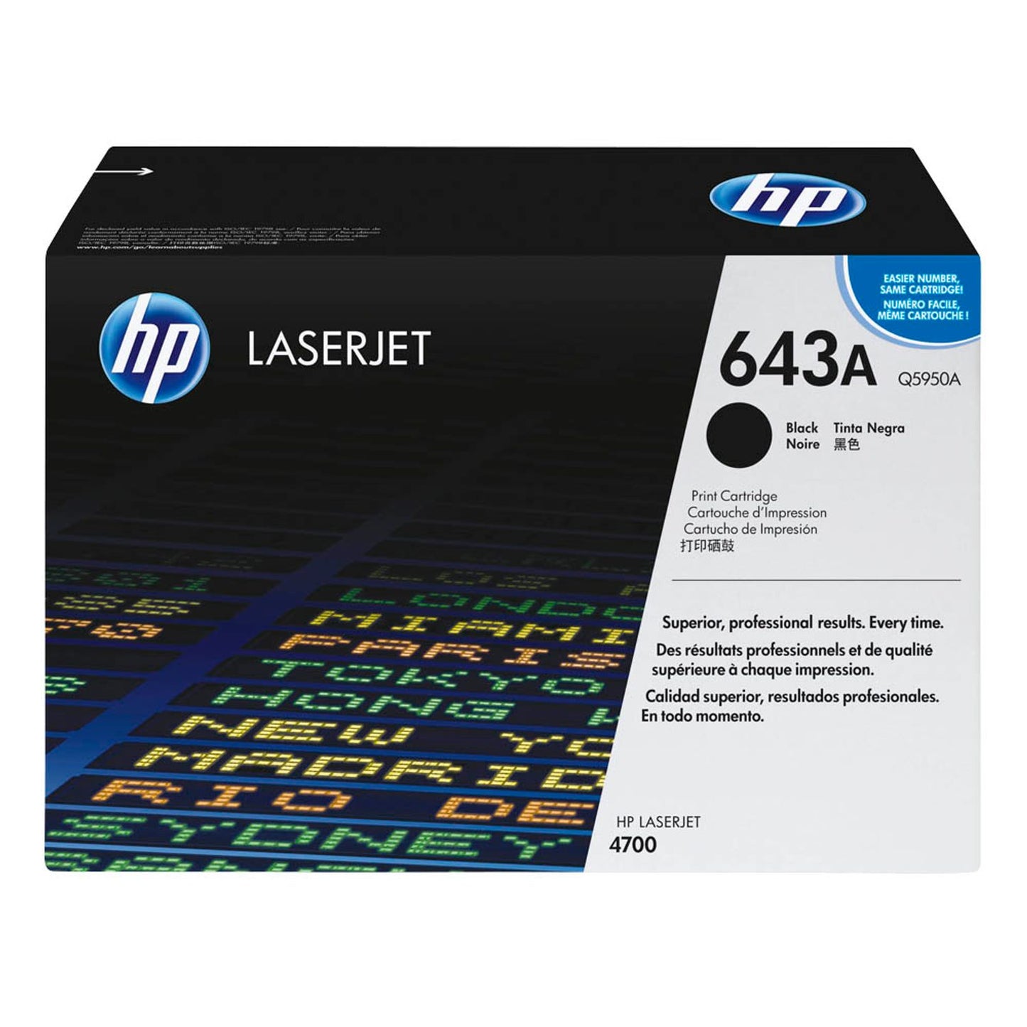 HP 643A () schwarz Tonerkartusche | Q5950A