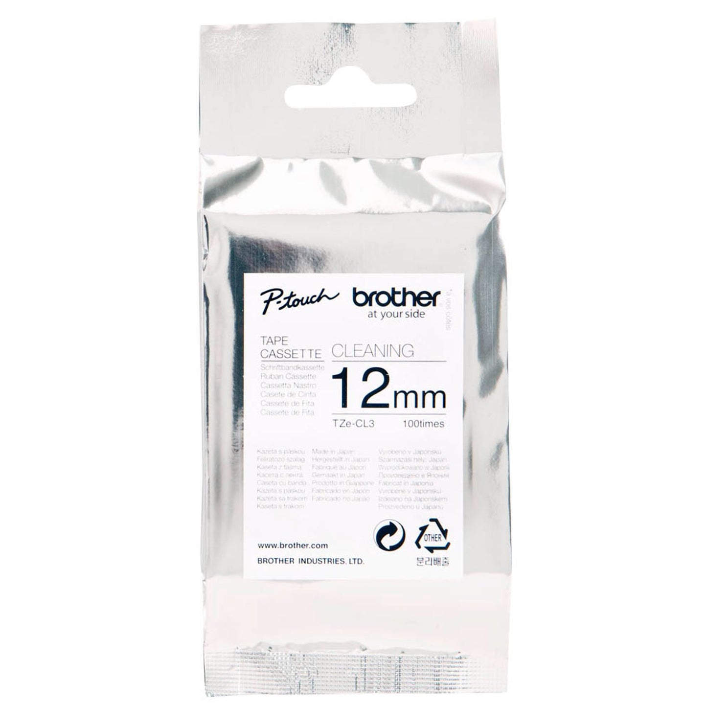 brother Reinigungskassette TZe-CL3 , 12 mm | TZECL3
