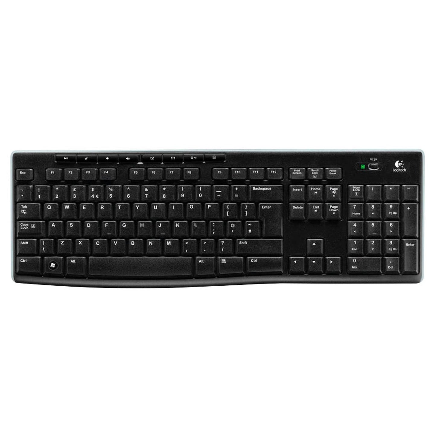 Logitech Wireless Keyboard K270 Tastatur kabellos schwarz | 920-003052