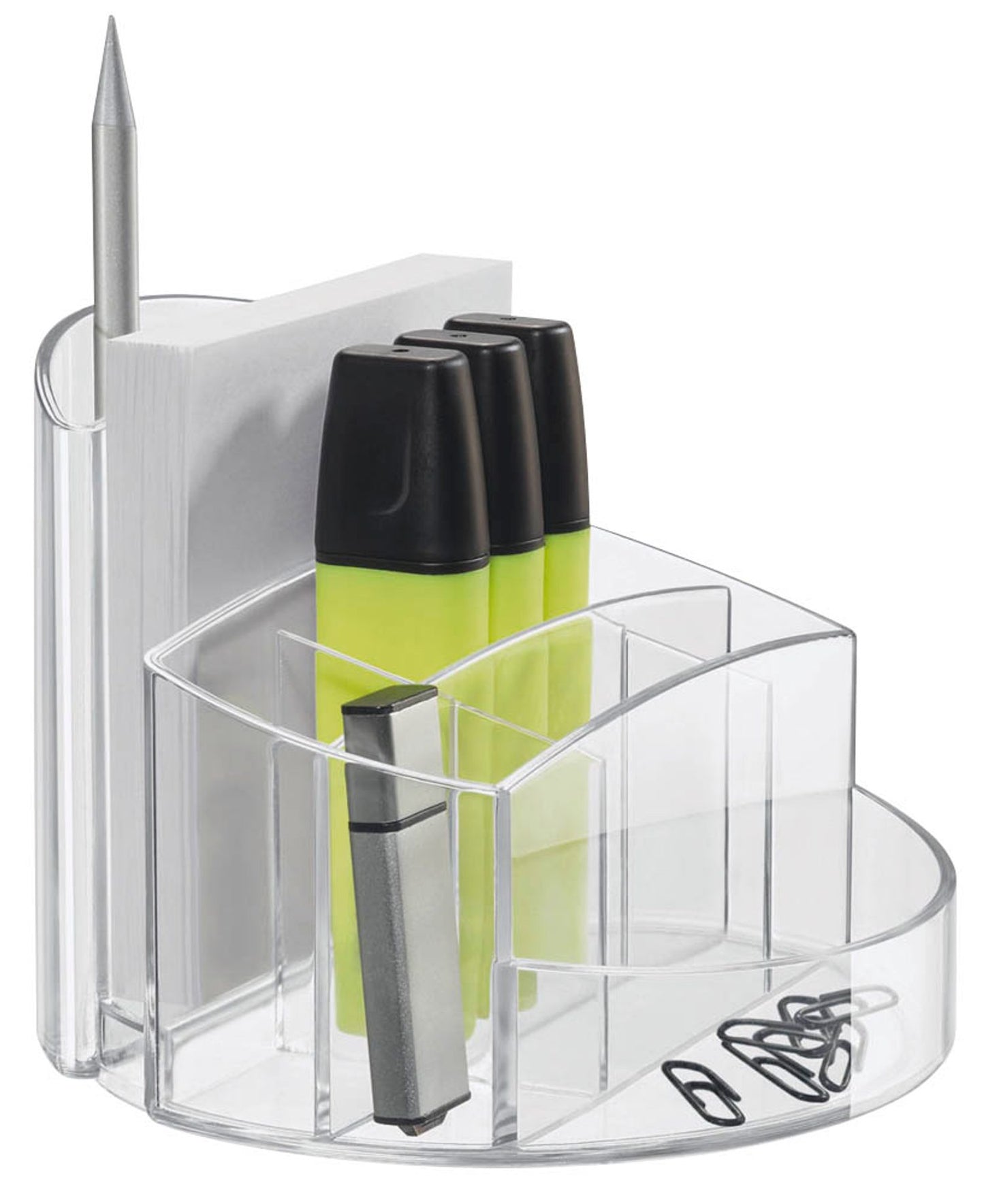HAN Stiftehalter RONDO Polystyrol 9 Fächer 14,0 x 14,0 x 10,9 cm