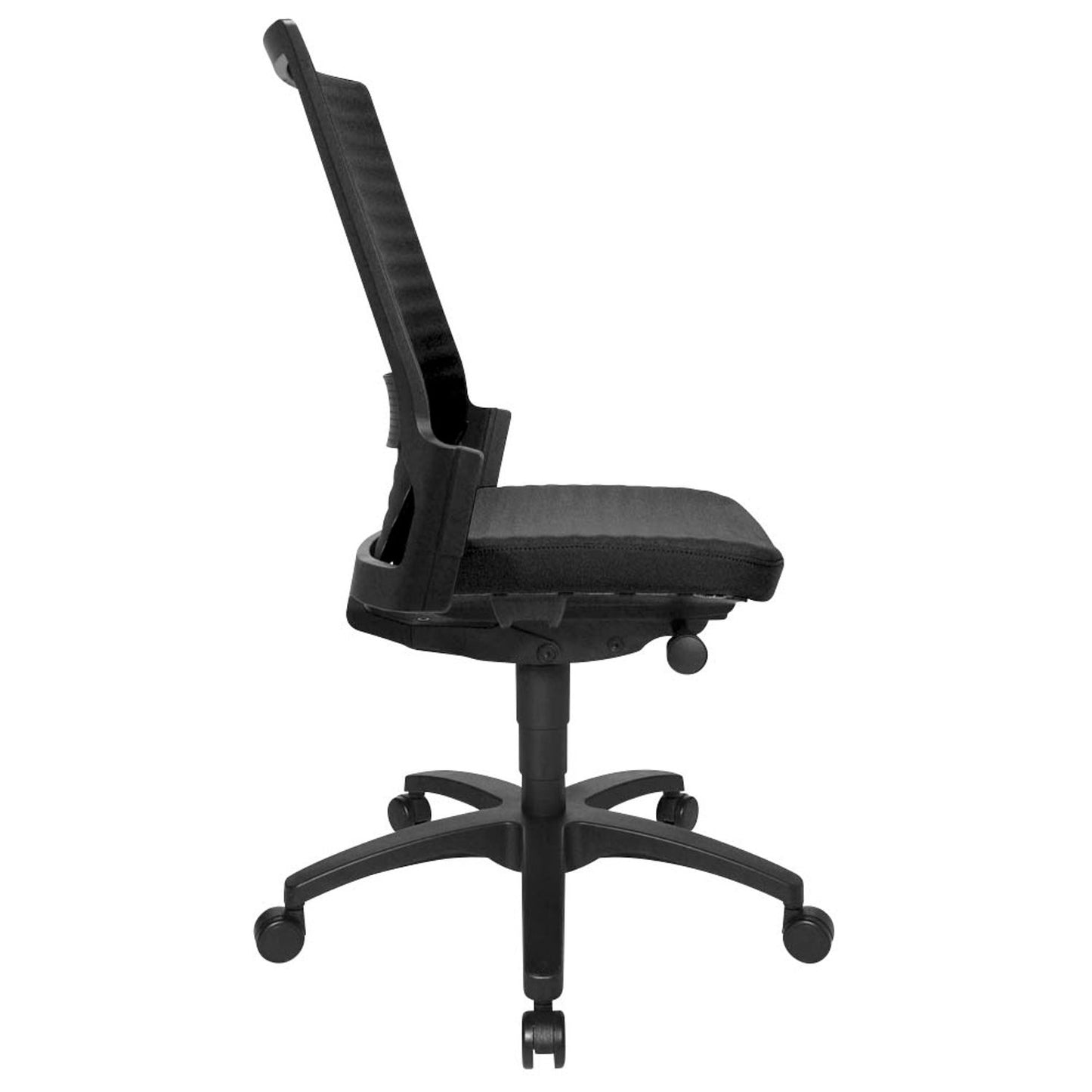 Topstar Bürostuhl Autosynchron®-2, Stoff schwarz, Gestell schwarz | AU2000 BI0