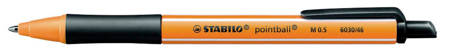 STABILO Kugelschreiber pointball orange, Schreibfarbe:,  St.