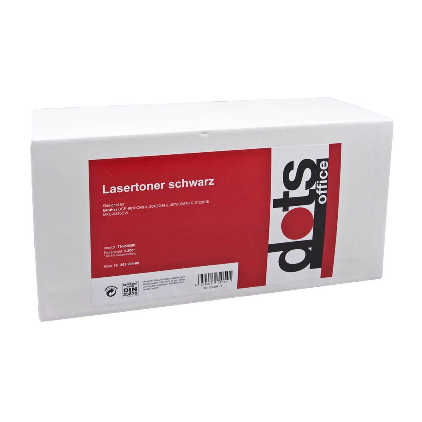 dots schwarz Toner kompatibel zu brother TN-230BK | 1242,0000-DOTS