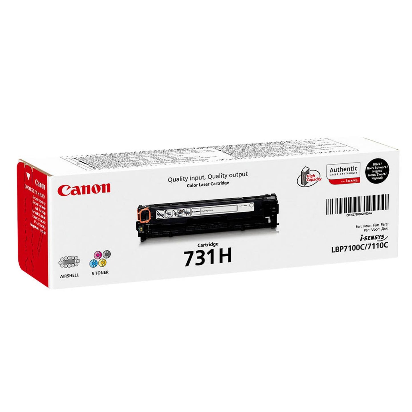Canon 731H BK schwarz Toner | 6273B002