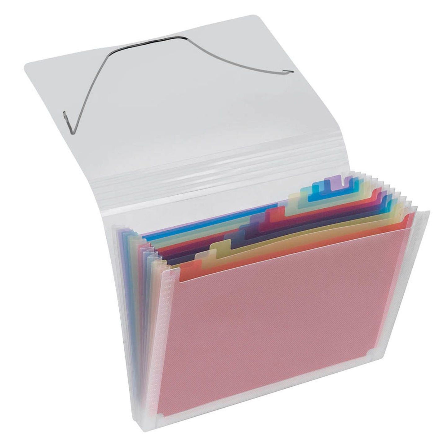 VELOFLEX Fächermappe Crystal 12 Fächer transparent | 4446290