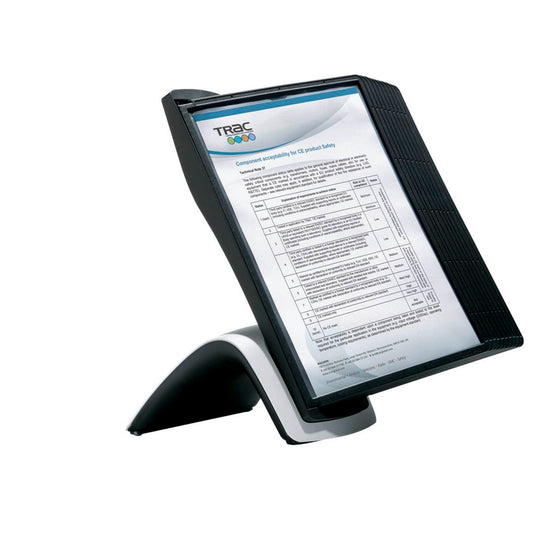 DURABLE Sichttafelsystem SHERPA STYLE TABLE 10 DIN A4 schwarz mit . Sichttafeln | 585501