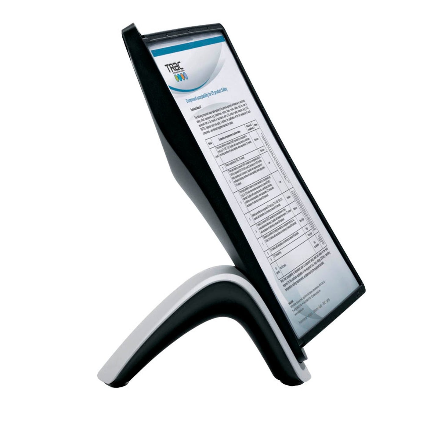 DURABLE Sichttafelsystem SHERPA STYLE TABLE 10 DIN A4 schwarz mit . Sichttafeln | 585501