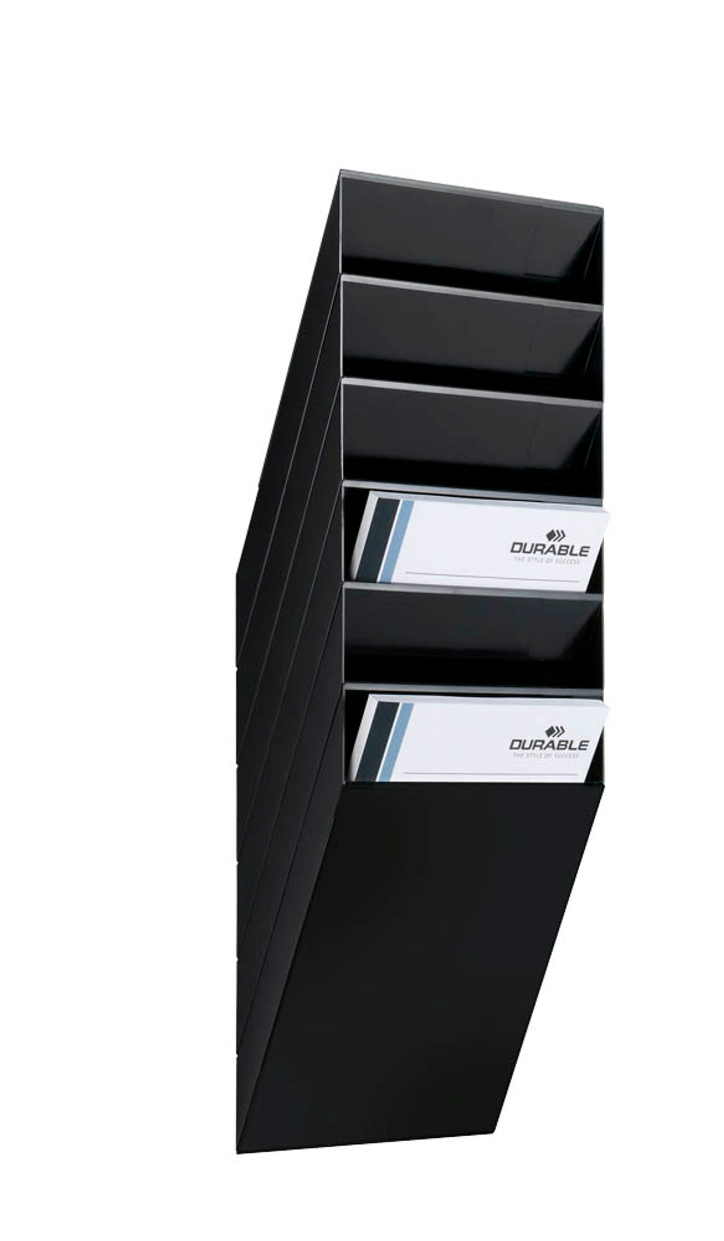 DURABLE Wandprospekthalter FLEXIBOXX DIN A4 hoch 6 Fächer