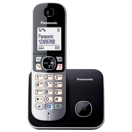 Panasonic KX-TG6811 Schnurloses Telefon schwarz-silber | KX-TG6811GB