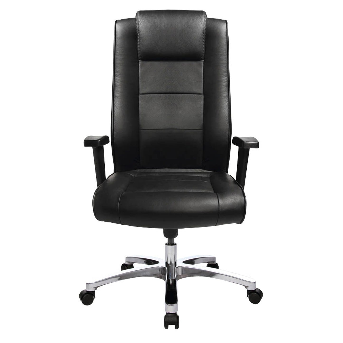 Topstar Chefsessel Chairman® 10, Leder schwarz, Gestell alu | NS29T A80