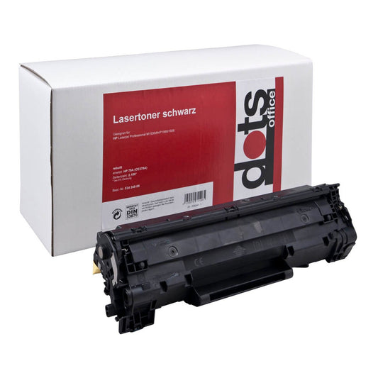 dots schwarz Toner kompatibel zu HP 78A (CE278A) | 1230,0000-DOTS