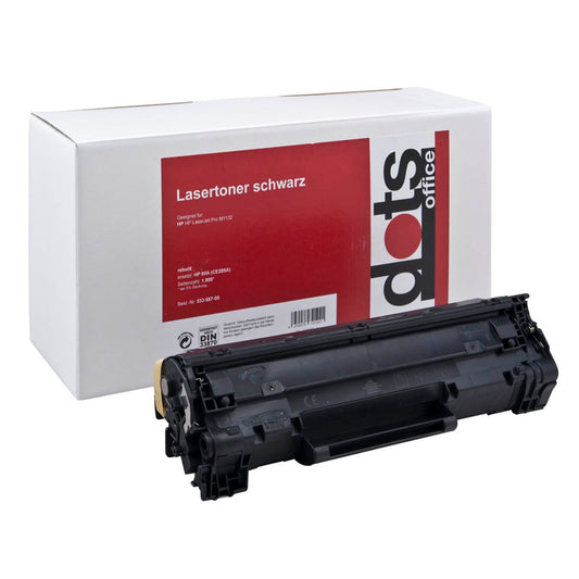 dots schwarz Toner kompatibel zu HP 85A; Canon 725(CE285A; 3484B002) | 1229,0000-DOTS
