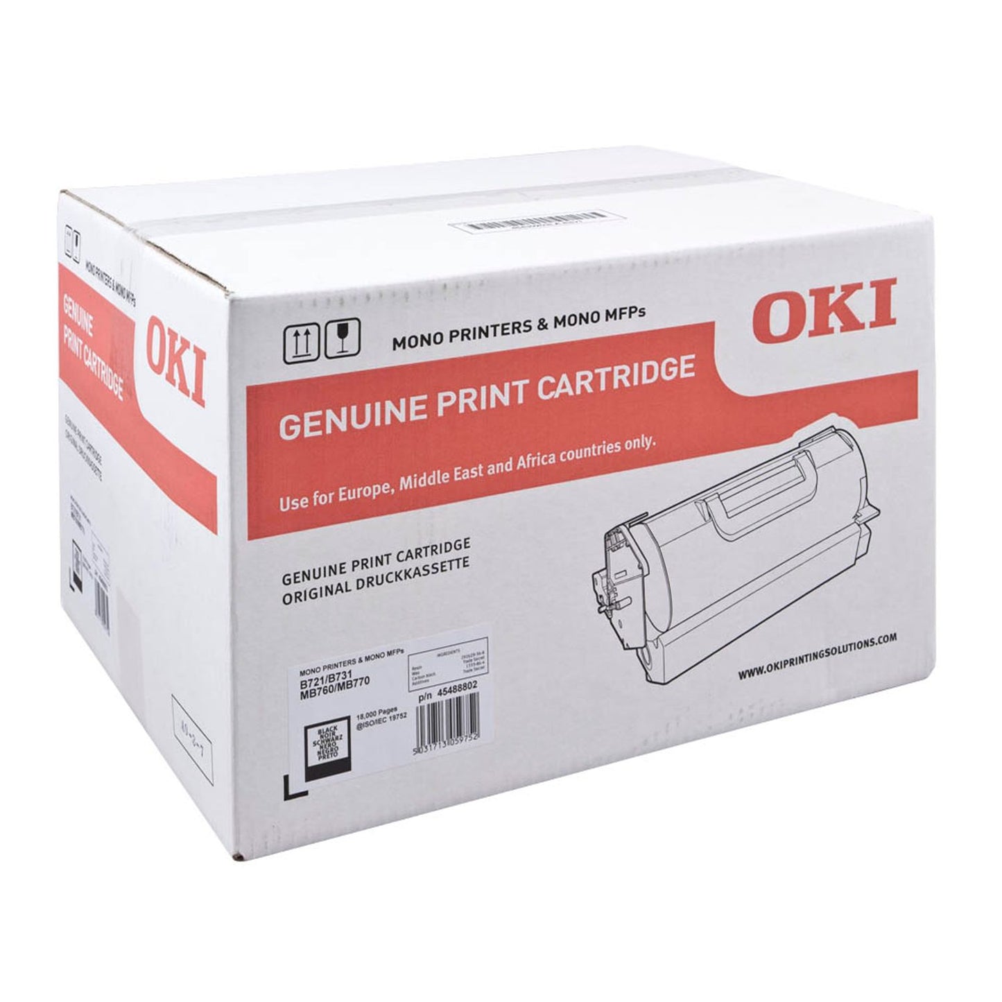 OKI schwarz Toner | 45488802