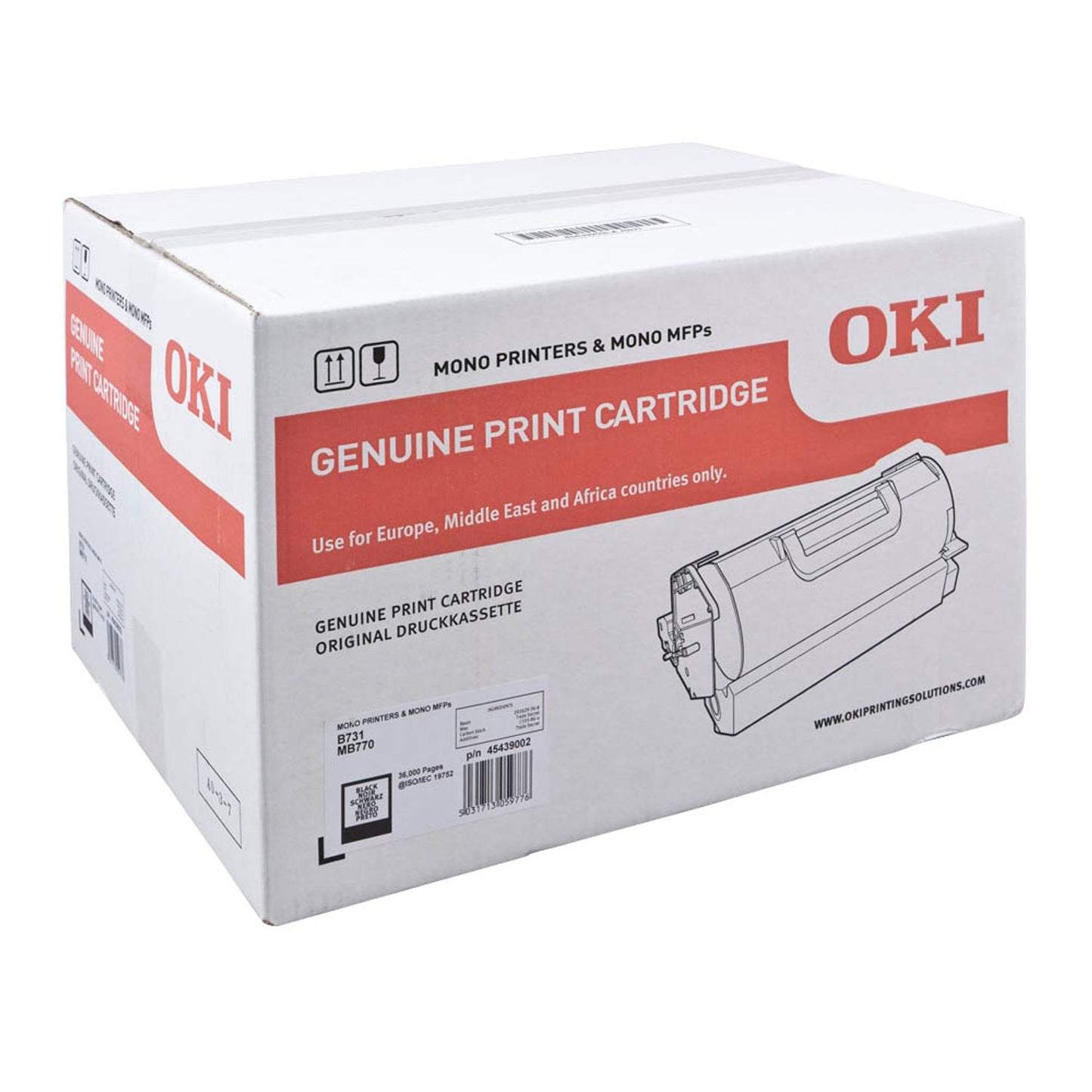 OKI schwarz Toner | 45439002