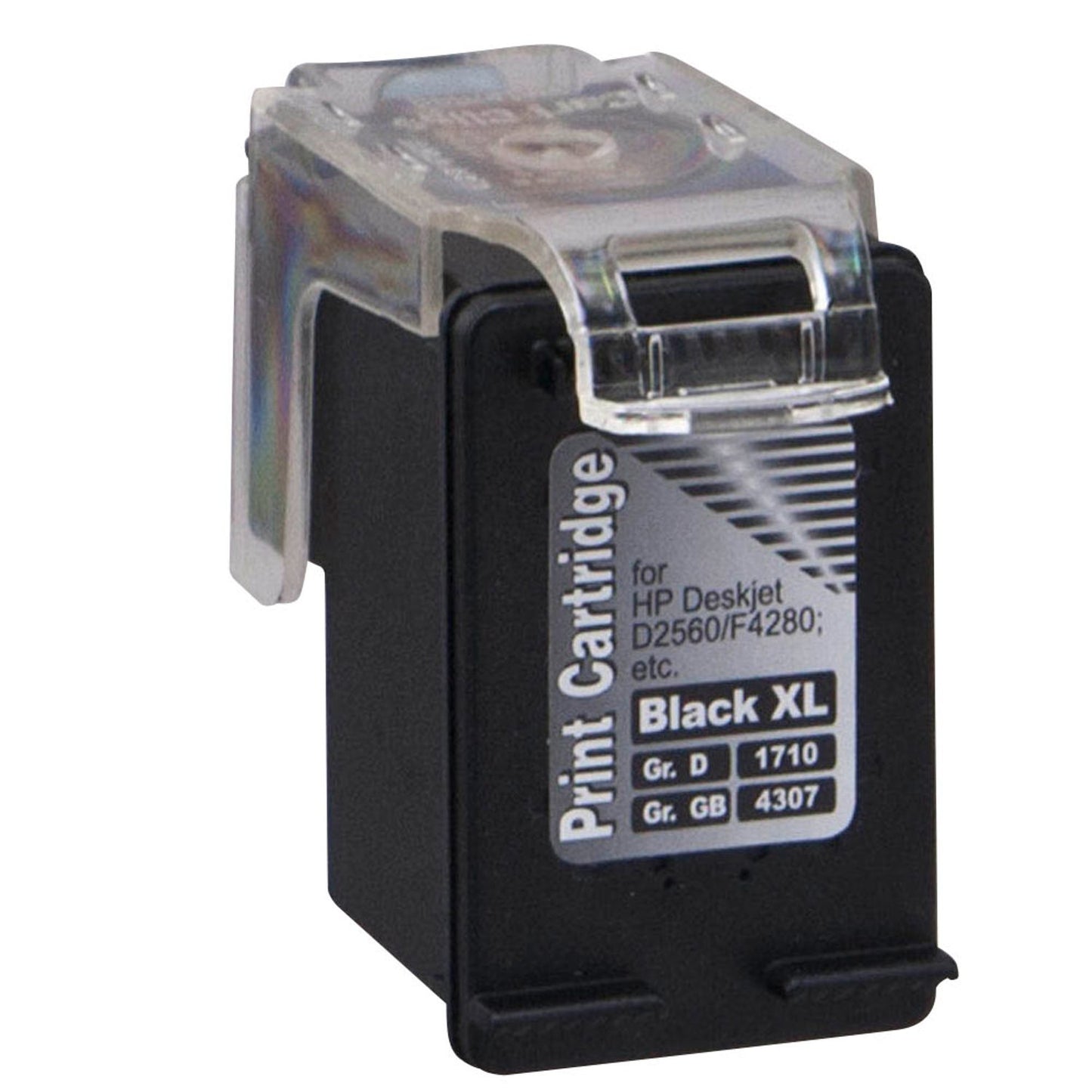 dots schwarz Druckerpatrone kompatibel zu HP 300XL (CC641EE) | 1710,4411-DOTS