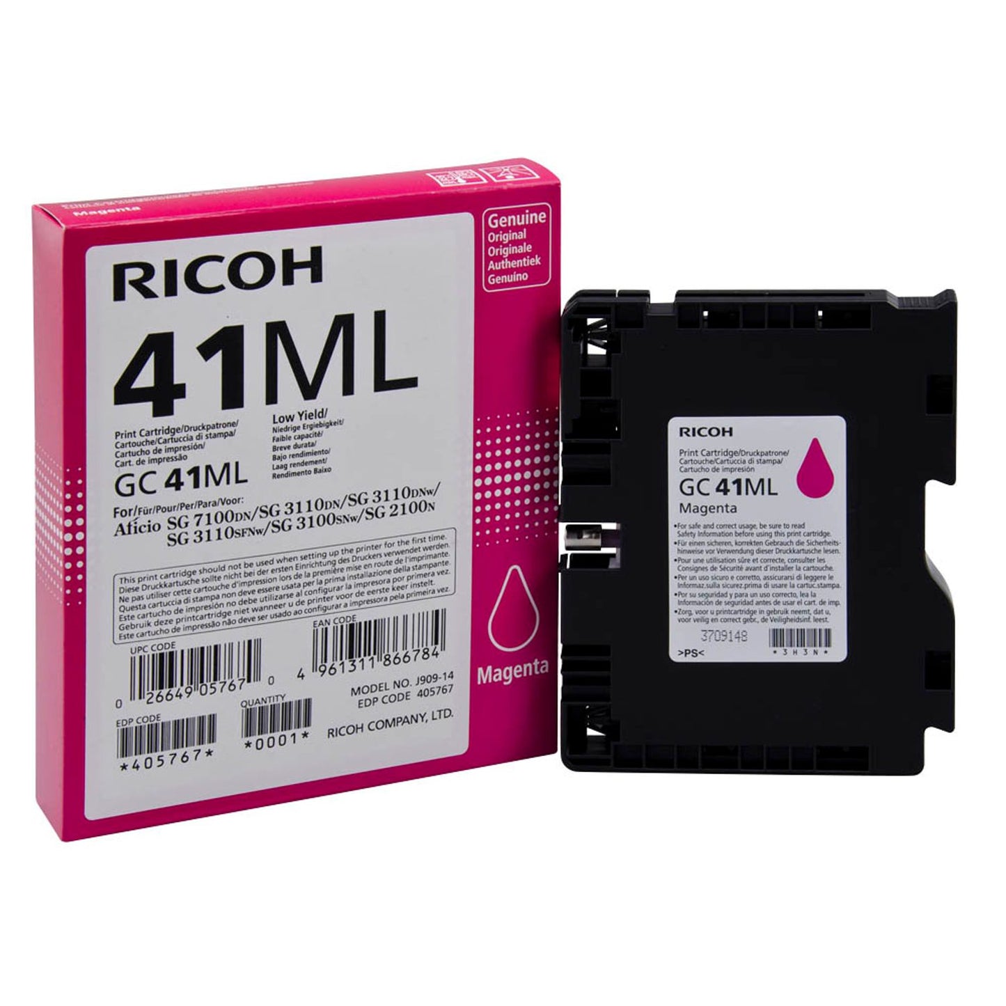RICOH GC 41ML magenta Druckerpatrone | 405767