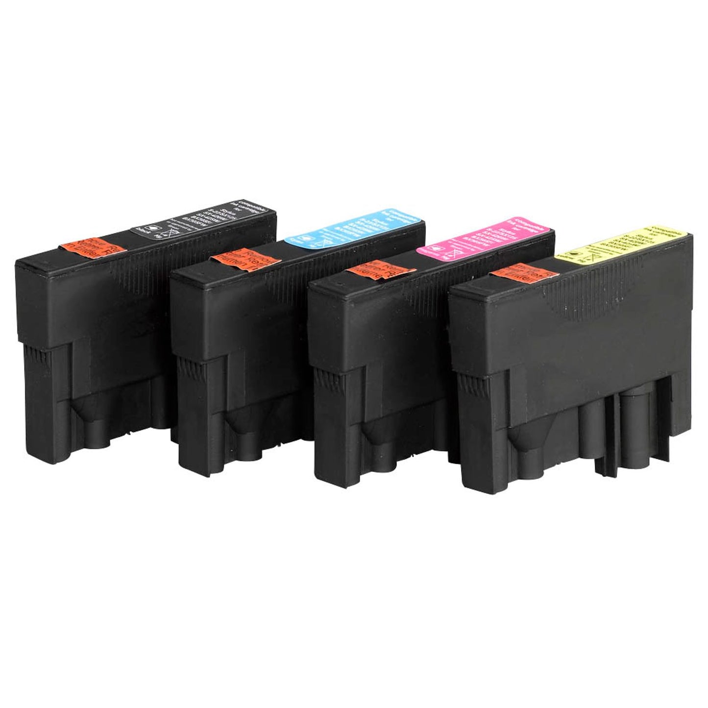 edding EDD-414 schwarz, cyan, magenta, gelb Druckerpatronen kompatibel zu EPSON T1285M, 4er-Set | 18-414/18-414-01 | 1 Pack = 4 St.