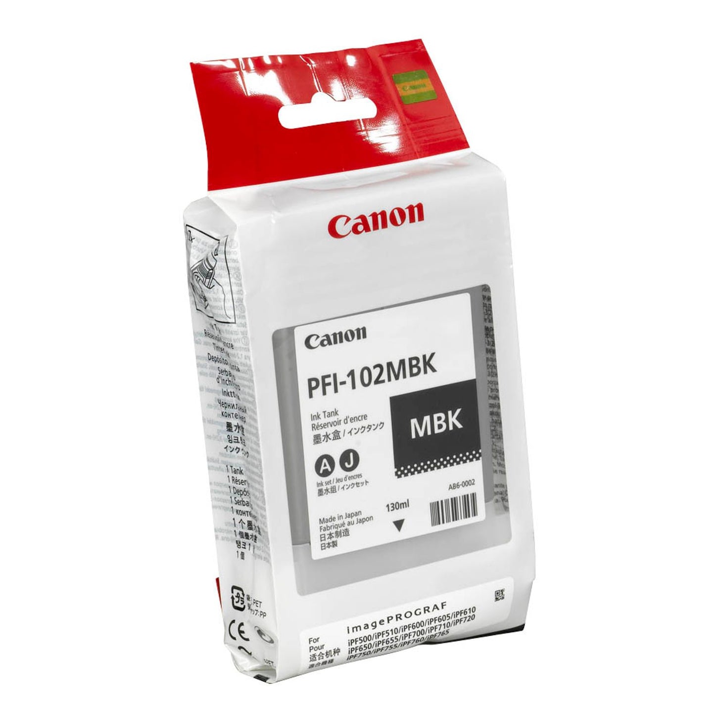 Canon PFI-102 MBK mattschwarz Druckerpatrone | 0894B001AA