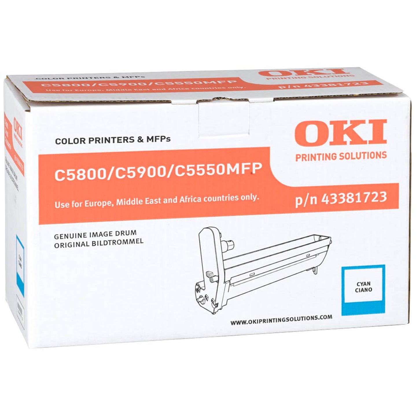 OKI cyan Trommel | 43381723