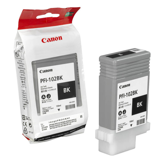 Canon PFI-102 BK schwarz Druckerpatrone | 0895B001