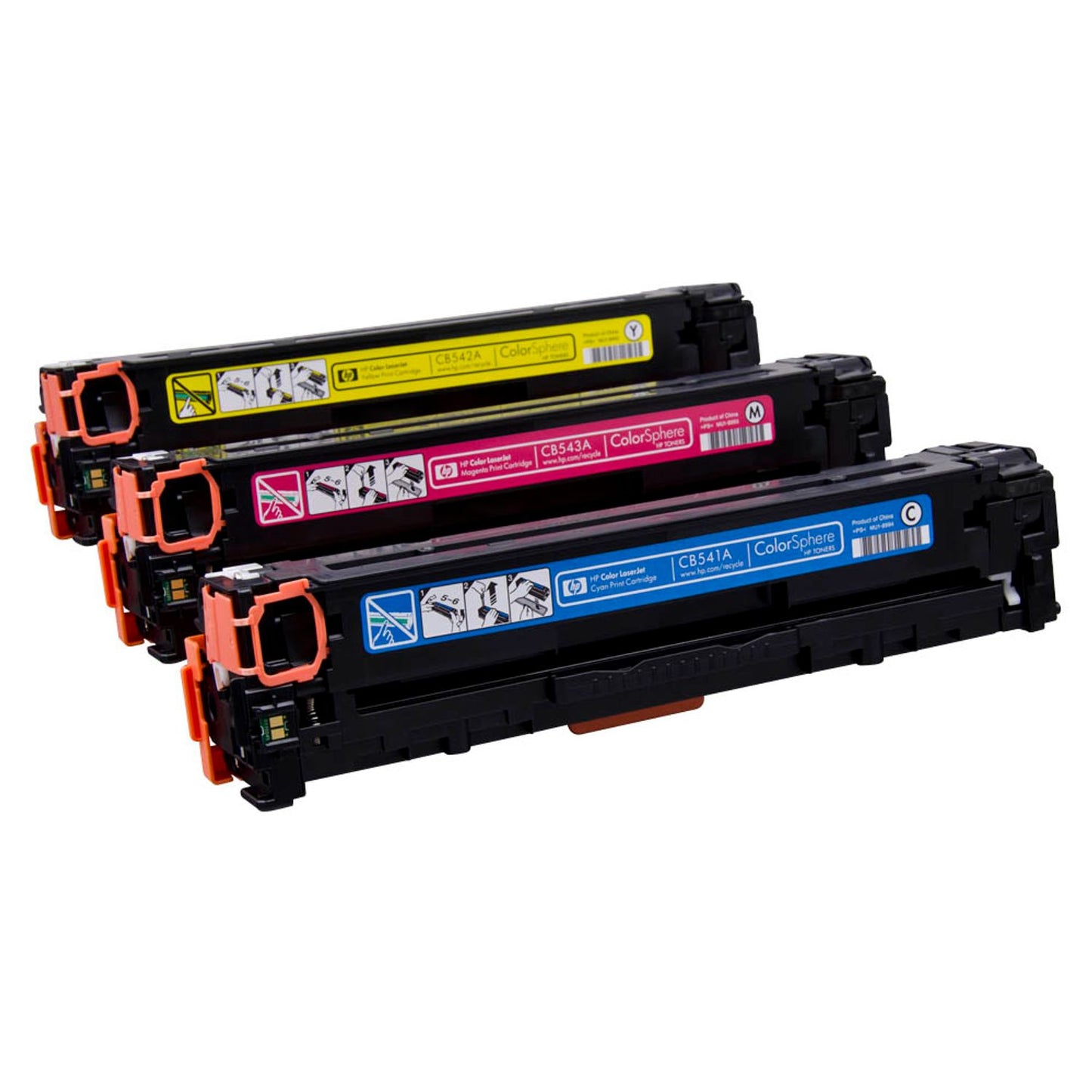 HP 125A () cyan, magenta, gelb Tonerkartuschen, 3er-Set | CF373AM | 1 Pack = 3 St.