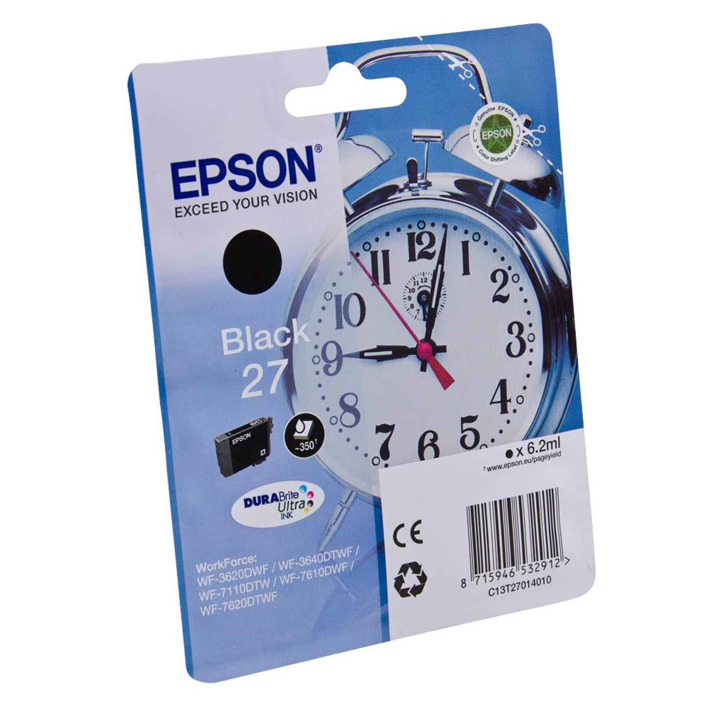 EPSON 27 / T2701 schwarz Druckerpatrone | C13T27014012