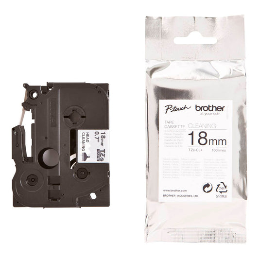 brother Reinigungskassette TZe-CL4 , 18 mm | TZECL4