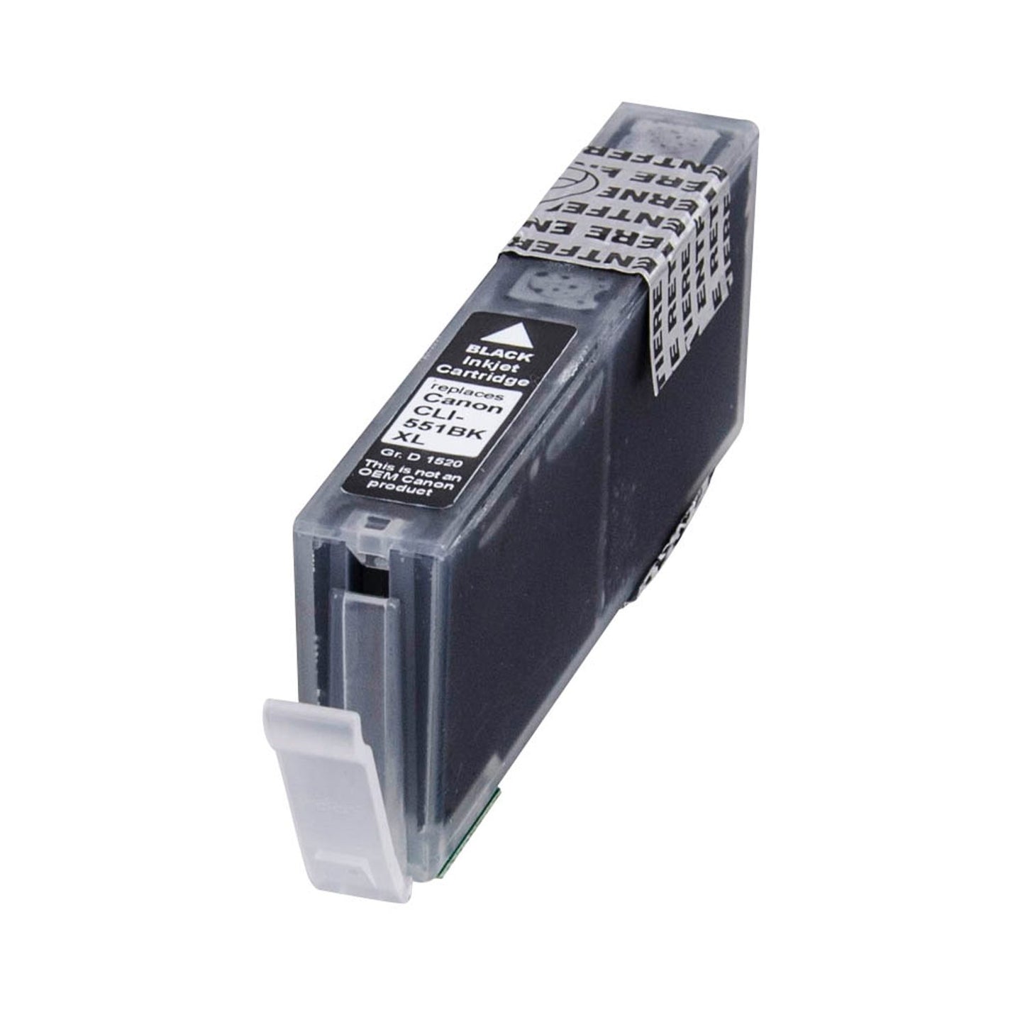 dots schwarz Druckerpatrone kompatibel zu Canon CLI-551 XL BK | 1520,0001-DOTS