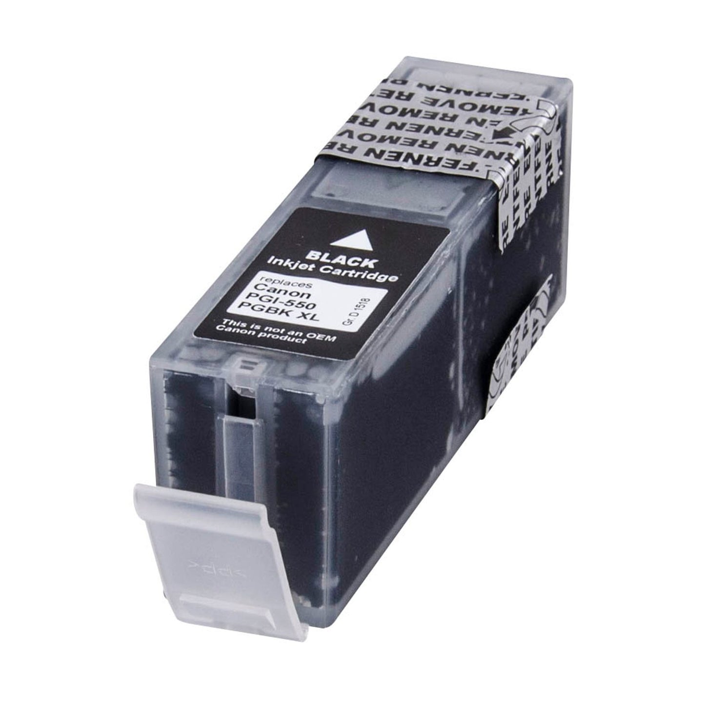 dots schwarz Druckerpatrone kompatibel zu Canon PGI-550 XL PGBK | 1518,0001-DOTS