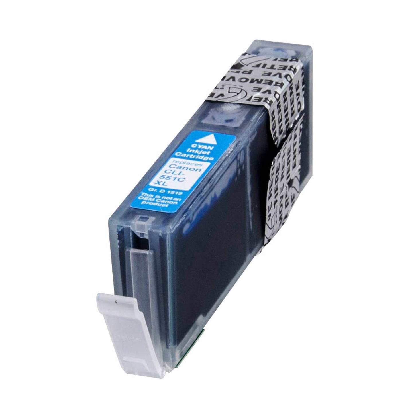 dots cyan Druckerpatrone kompatibel zu Canon CLI-551 XL C | 1519,0003-DOTS