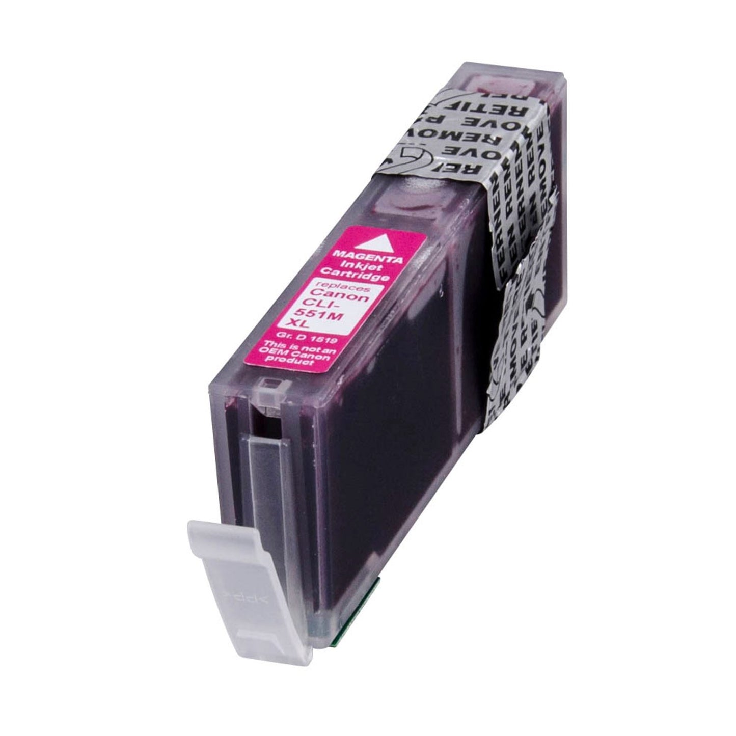dots magenta Druckerpatrone kompatibel zu Canon CLI-551 XL M | 1519,0006-DOTS