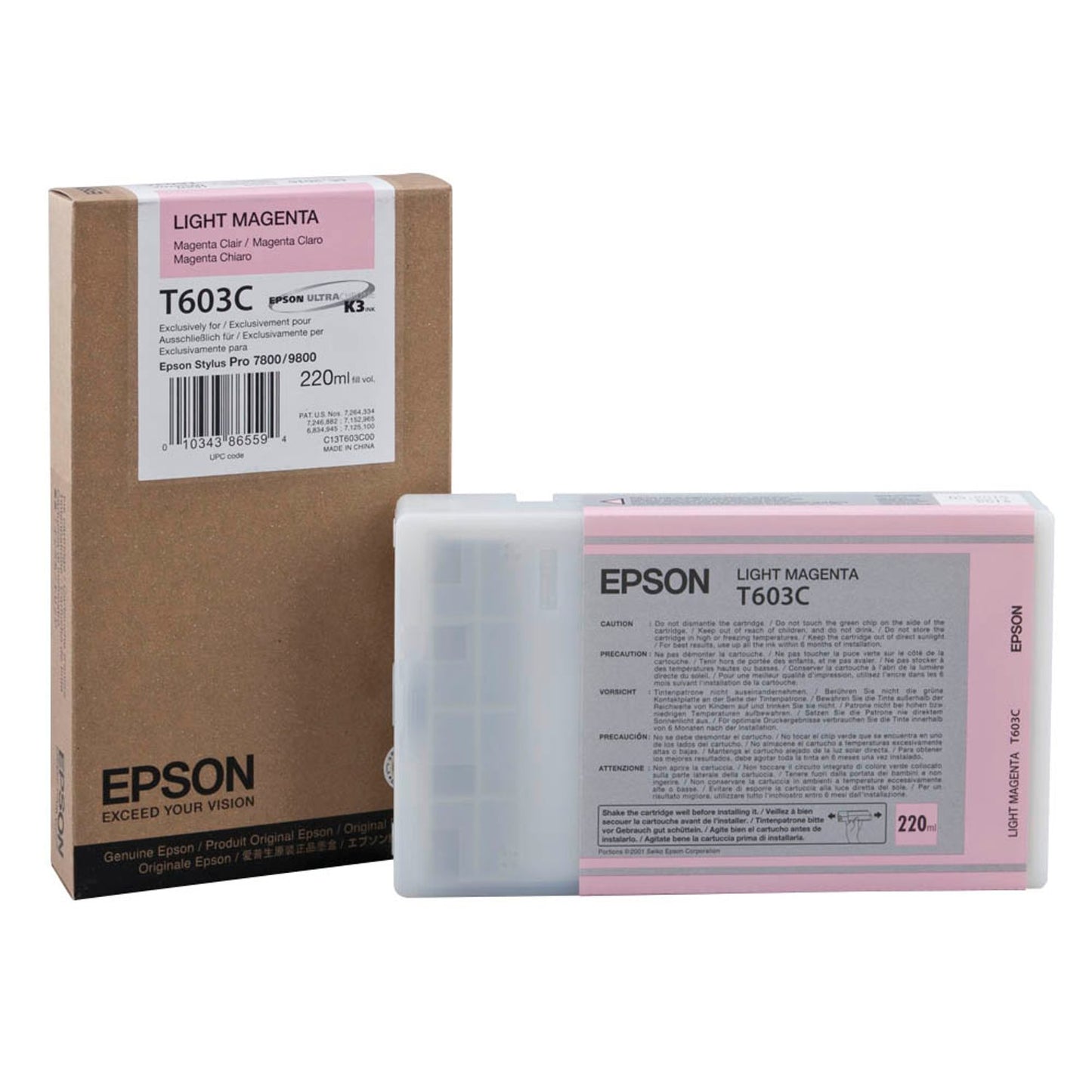 EPSON T603C light magenta Druckerpatrone | C13T603C00