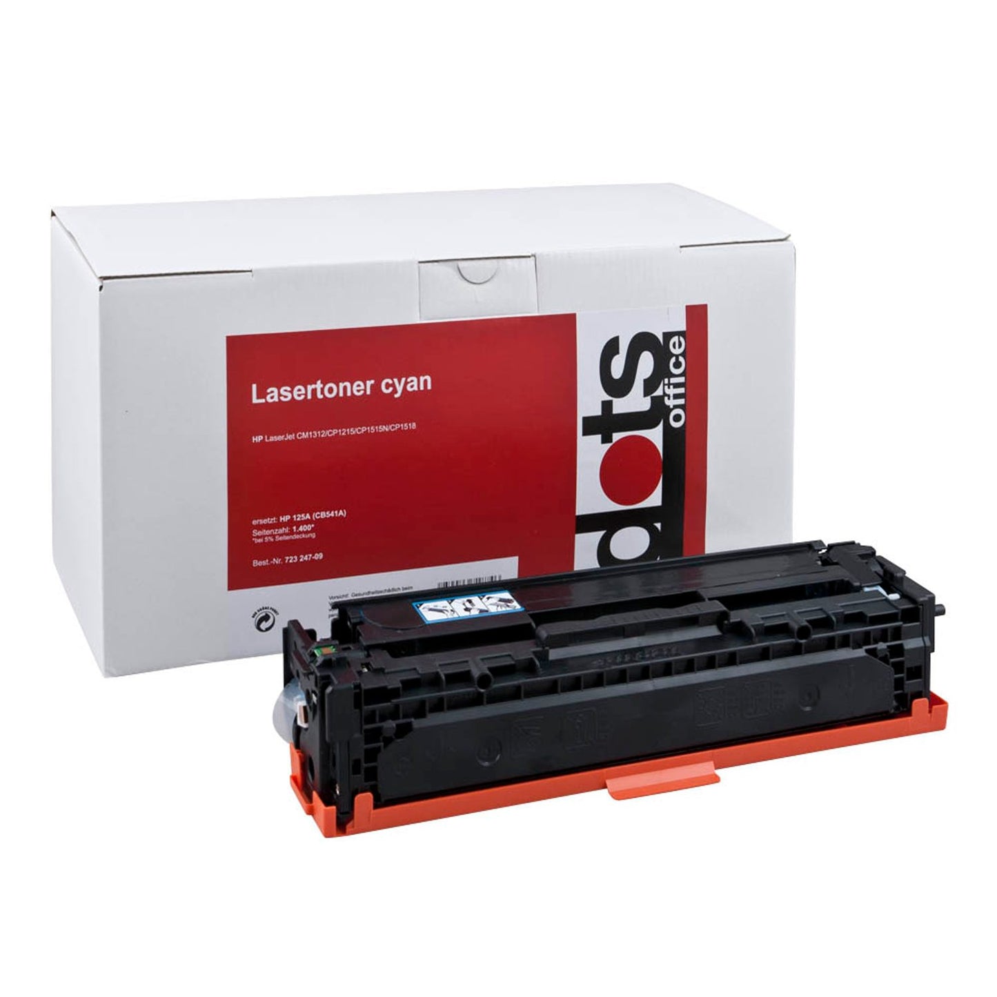 dots cyan Toner kompatibel zu HP 125A (CB541A) | 1216,0003-DOTS