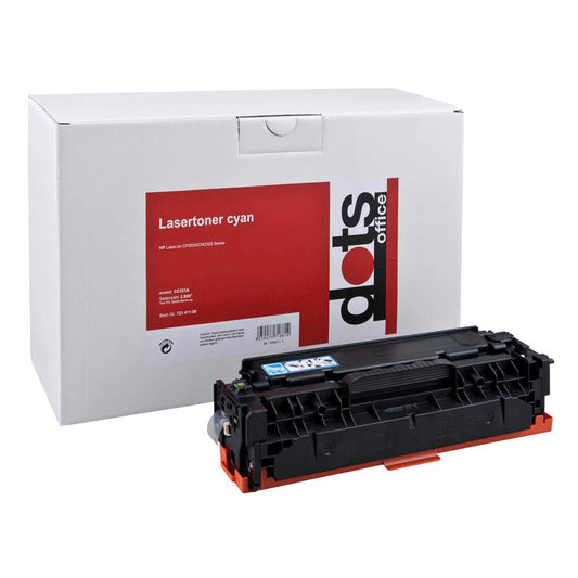 dots cyan Toner kompatibel zu HP 304A (CC531A) | 1218,0003-DOTS